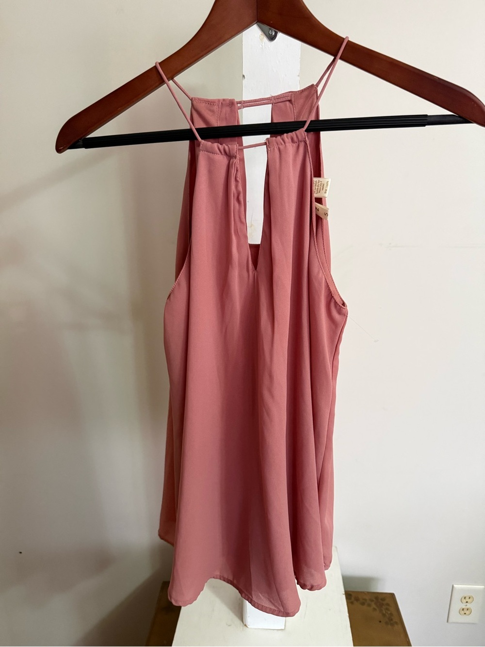 New Strappy High Neck Halter Blouse